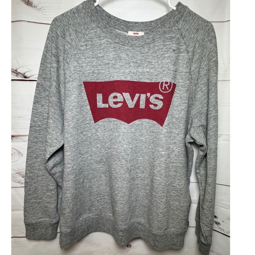 Levi's Grey Logo Vintage Pullover Sweatshirt / Size 1X / Sku0072